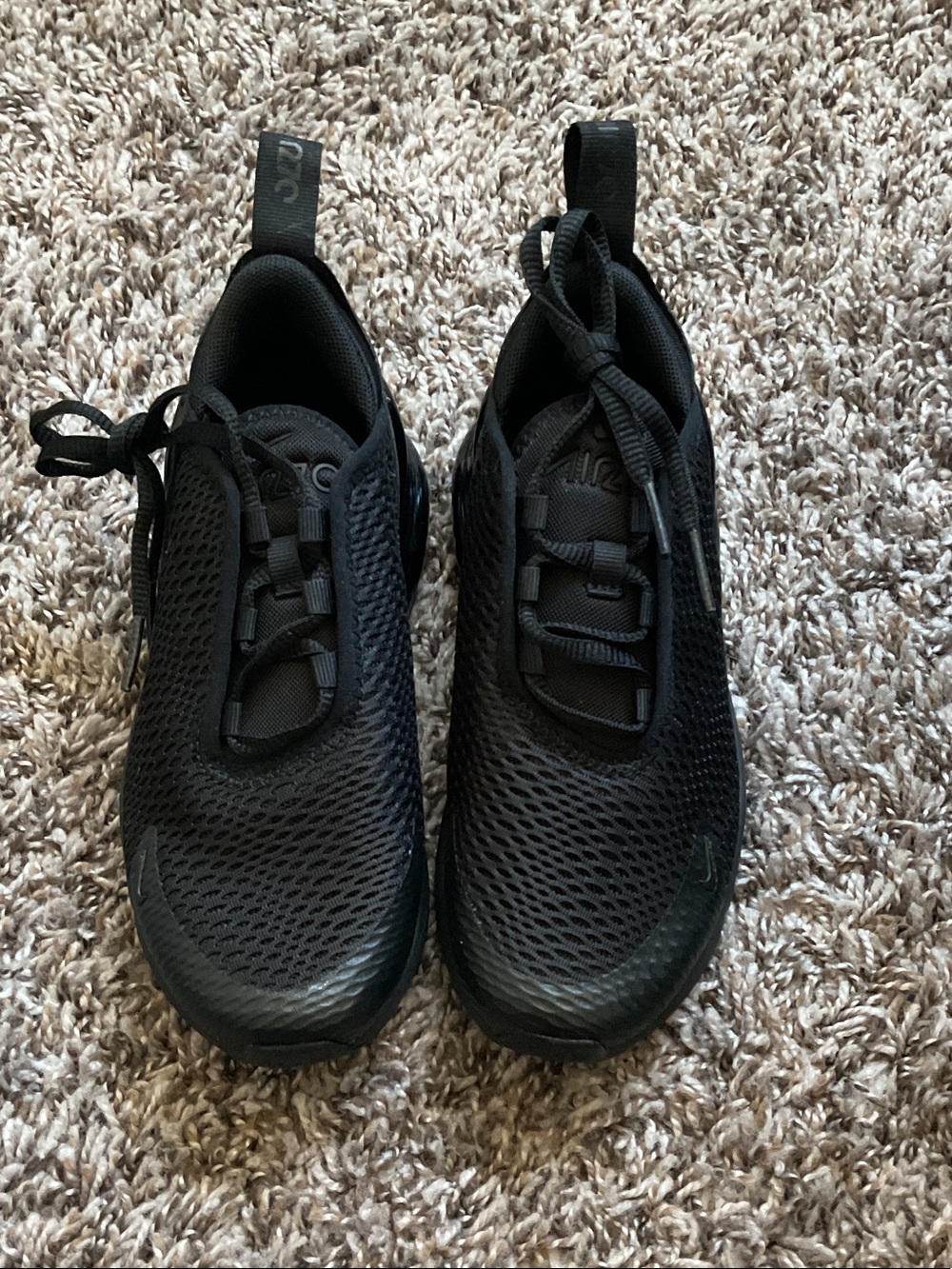 Nike Kids Black Mesh Slip-On Sneakers